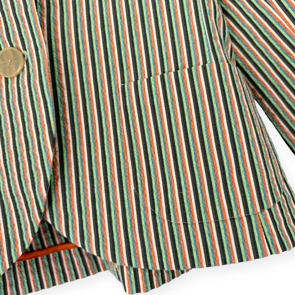Akris Punto • Seersucker Two Button Blazer - Picture 12 of 15